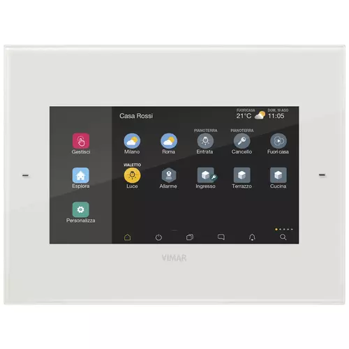 Vimar - 01422.B - Ecran tactile IP 7˝ PoE blanc