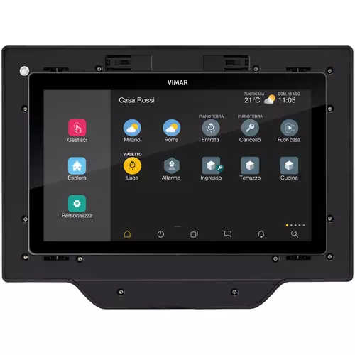 Vimar - 01425 - Pantalla táctil IP 10in PoE negro