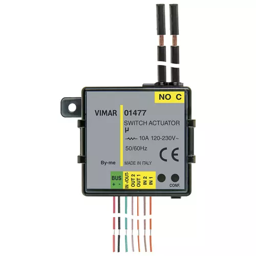 Vimar - 01477 - Module domotique 2IN 3OUT (1relais+2LED)