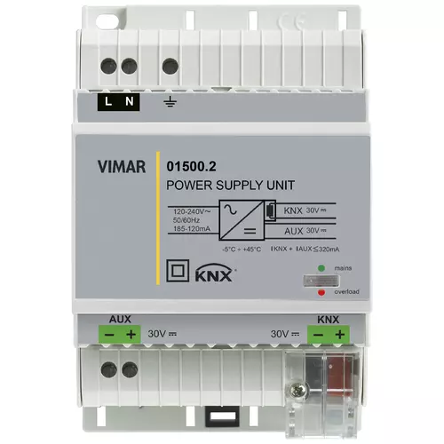 Vimar - 01500.2 - Supply unit 320mA KNX