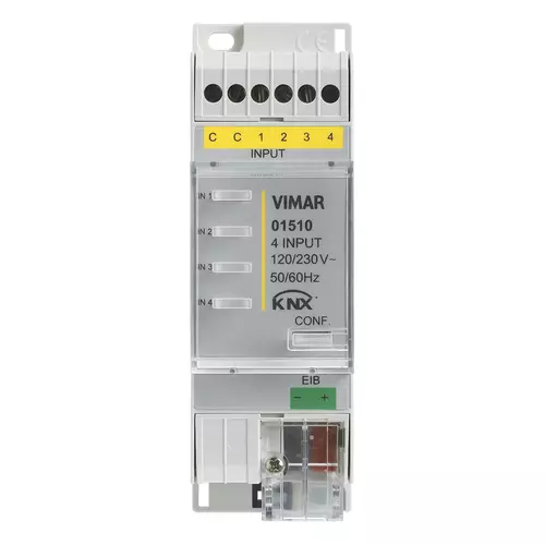 Vimar - 01510 - Entrée binaire 4 canaux 120/230V KNX