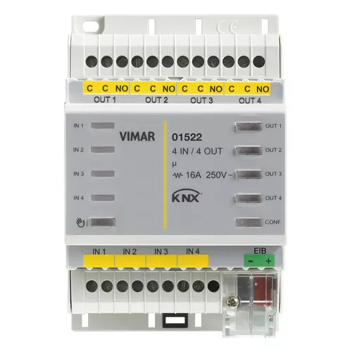 Vimar - 01522 - Gerät 4-Eingabe/Ausgabe KNX