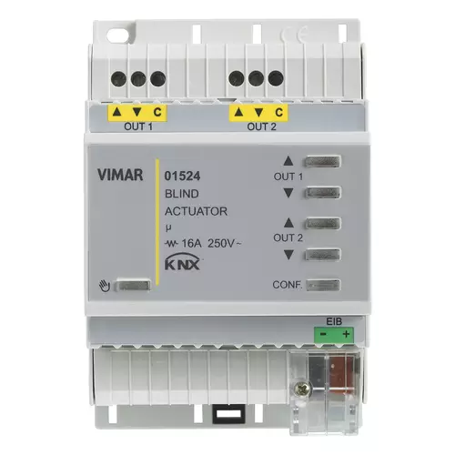 Vimar - 01524 - Attuatore per 2 tapparelle KNX