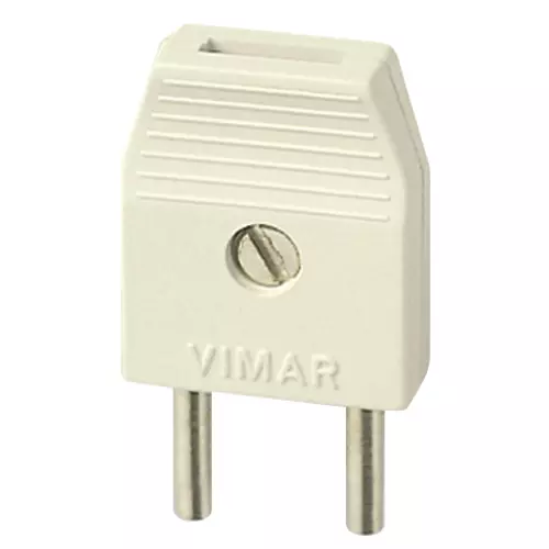 Vimar - 01620 - Fiche TV plate pour câble plat