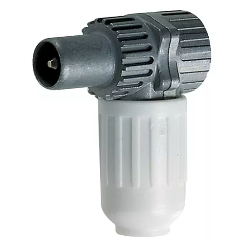 Vimar - 01634 - Connecteur TV-RD-SAT mâle 90° blanc