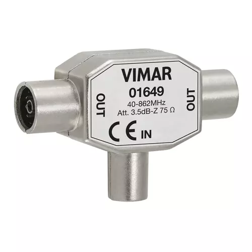 Vimar - 01649 - Adaptateur mult.TV 3,5dBxø9,5