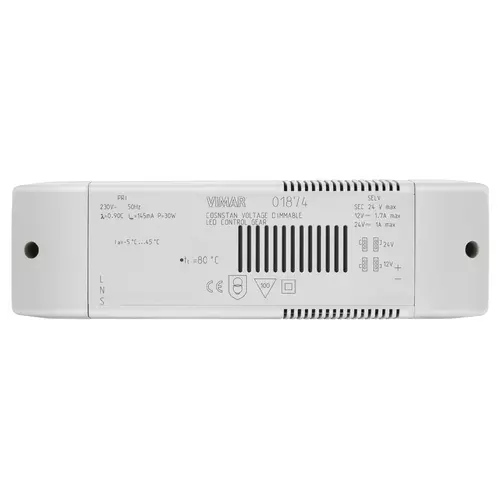 Vimar - 01874 - Alimentateur 230V 50Hz LED 12/24Vdc