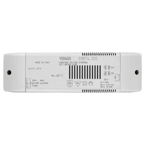 Vimar - 01874.120 - LED driver 120V 60Hz 12/24Vdc