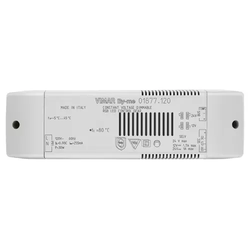 Vimar - 01877.120 - By-me LED RGB driver 120V 60Hz 12-24V