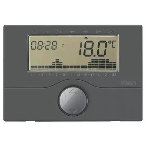 Vimar - 01910.14 - Surf.battery-timer-thermostat anthracite