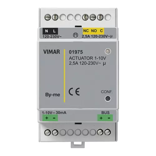 Vimar - 01975 - Actuateur 1-10Vdc LED 120-230V MARINE