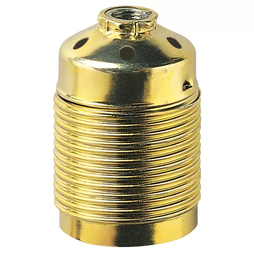 Vimar - 02144 - E27M10x1brass lamphld thread.earth term.