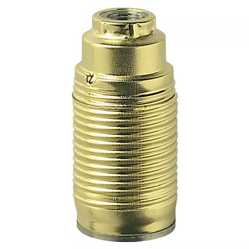 Vimar - 02147 - E14M10x1brass lamphld thread.dome/skirt