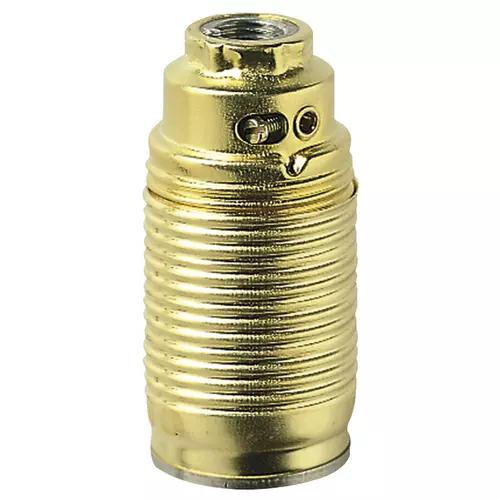 Vimar - 02148 - E14M10x1brass lamphld thread.earth term.