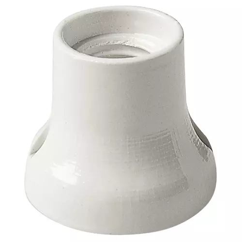 Vimar - 02250 - Douille E27 base porcelaine blanc