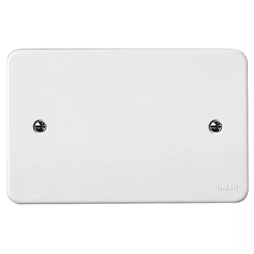 Vimar - 02653 - Couvercle rectang.pour boîtes 3M blanc