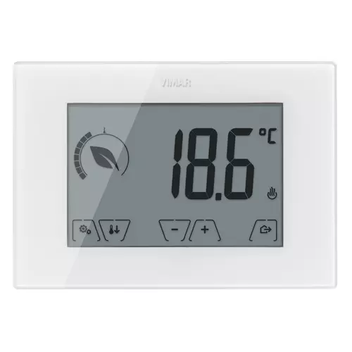 Vimar - 02905 - Surface touch battery-thermostat white