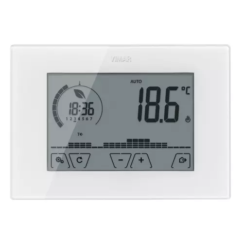 Vimar - 02910 - Surf.batt.-touch-timer-thermostat white