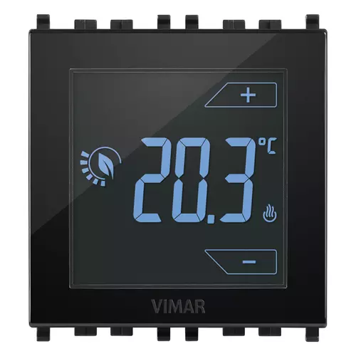 Vimar - 02950 - Thermostat tactile 2M 120-230V noir