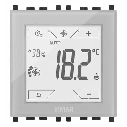 Vimar - 02951.BN - Heimaut.-Touch-Thermostat 2M neutral