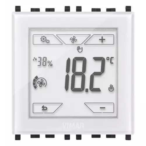 Vimar - 02952.B - KNX touch-thermostat 2M white