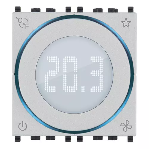Vimar - 02971.N - Hausleit-Drehregler-Thermostat 2M Next