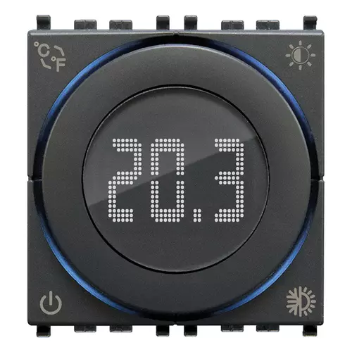 Vimar - 02973 - Thermostat roulette IoT 2M gris