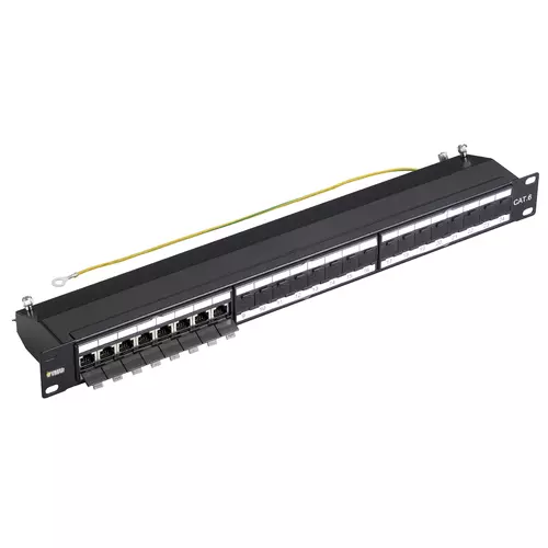 Vimar - 03024.7 - Patch panel - 24 RJ45 Cat6 FTP conn.1u