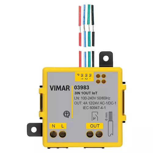Vimar - 03983 - Modulo 3IN 1OUT connesso IoT