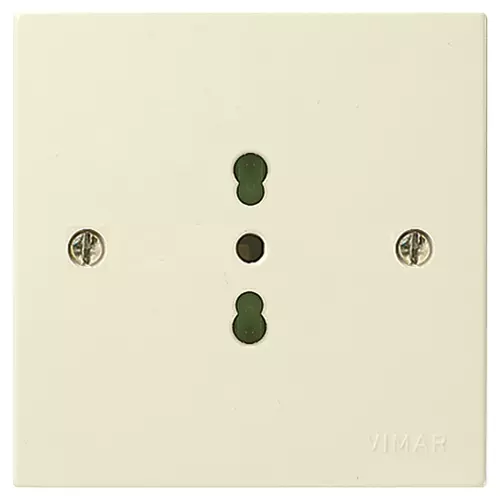 Vimar - 06414.BP - 2P+E 16A P17/11 outlet ivory