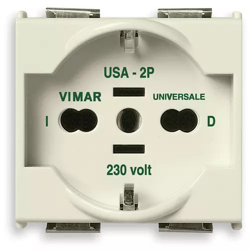 Vimar - 08410 - Prise 2P+T 16A universel