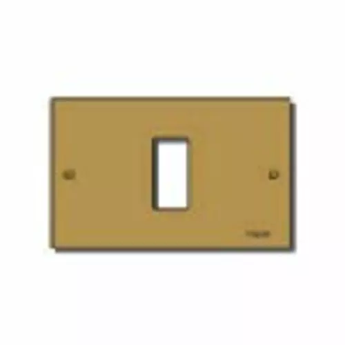 Vimar - 08535.BR - Placa 1M alum.tornillos bronce