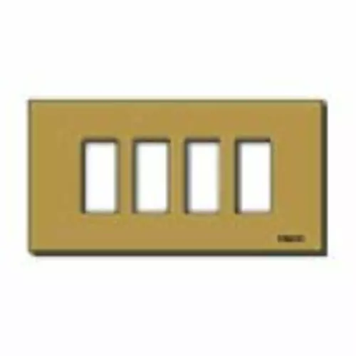 Vimar - 08638.BR - Plaque 4M alum. encliq. bronze