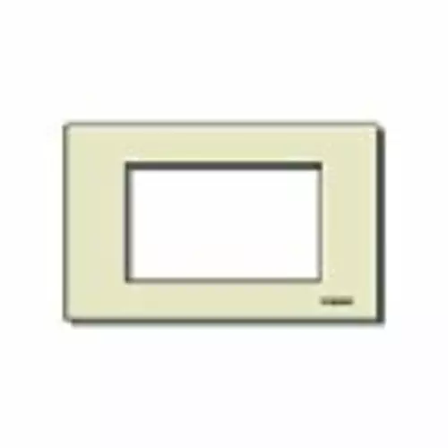 Vimar - 08657.A - Plate 3sp.M resin snapfix ivory