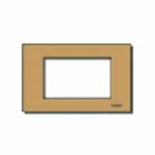 Vimar - 08657.BR - Plate 3sp.M alum. snapfix bronze