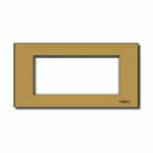 Vimar - 08658.BR - Plate 4sp.M alum. snapfix bronze