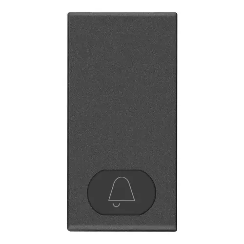 Vimar - 09021.C.CM - Button 1M bell symbol carbon matt