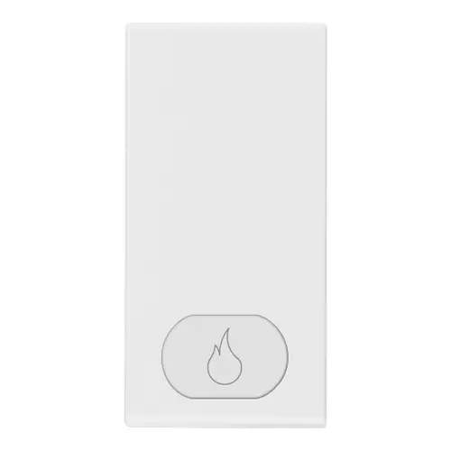 Vimar - 09021.H - Button 1M flame symbol white