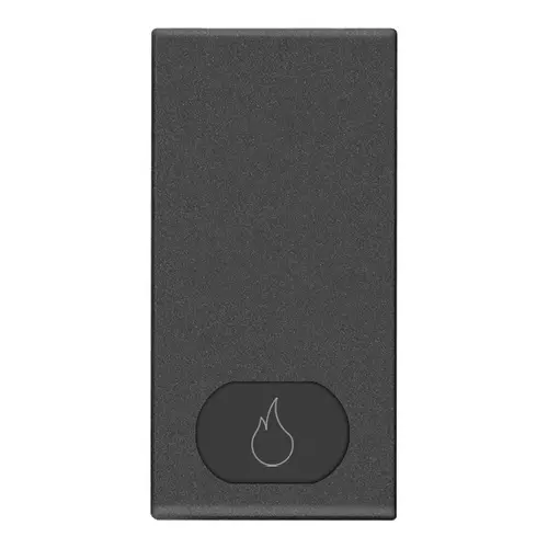 Vimar - 09021.H.CM - Button 1M flame symbol carbon matt