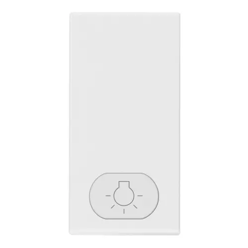 Vimar - 09021.L - Button 1M light symbol white