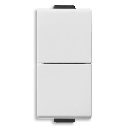 Vimar - 09066 - Deux poussoirs indép.1P NO+NO 10A blanc