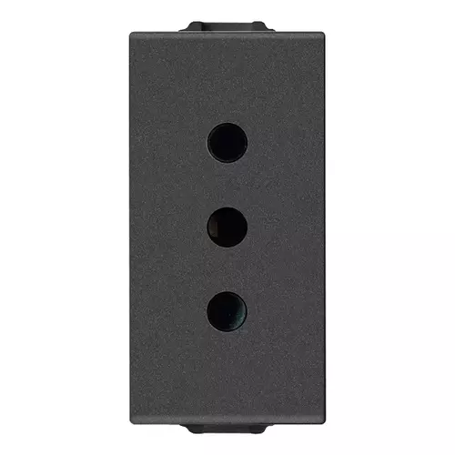 Vimar - 09201.CM - 2P+E 10A P11 outlet carbon matt