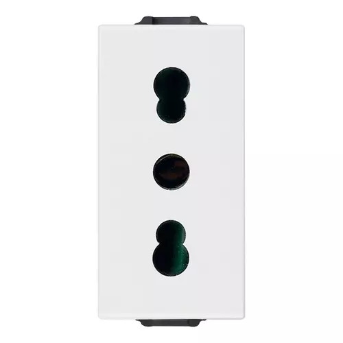 Vimar - 09203 - 2P+E 16A P17/11 outlet white