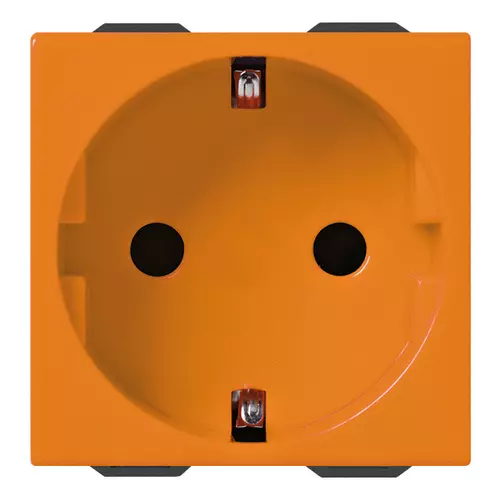 Vimar - 09208.A - 2P+E 16A German SICURY outlet orange