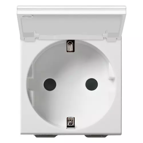 Vimar - 09208.C - 2P+E 16A DE SICURY outlet+cover white