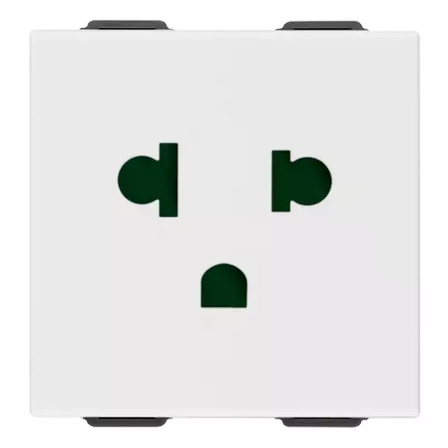 Vimar - 09248 - Toma SICURY 2P+E 16A USA+EU blanco