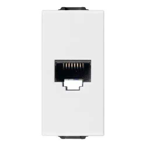 Vimar - 09338.9 - RJ45 cat5e Netsafe UTP outlet white