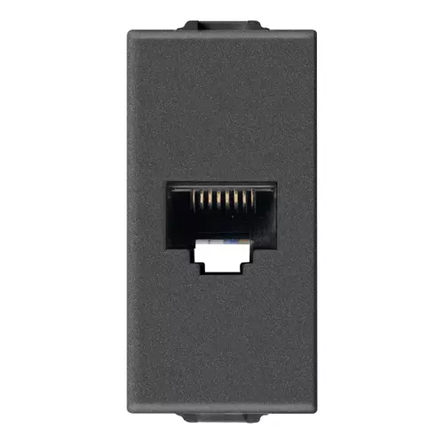 Vimar - 09338.9.CM - Prise RJ45 Netsafe cat5e UTP carbon matt