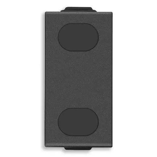Vimar - 09388.CM - Neutral double indicator unit carbon mat