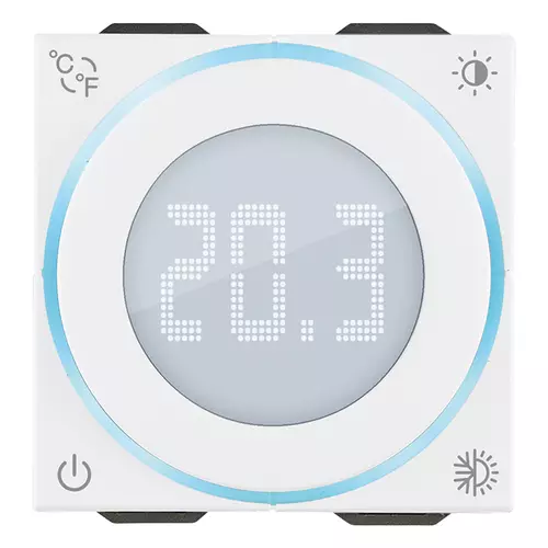 Vimar - 09470 - Thermostat roulette 100-240V 2M blanc